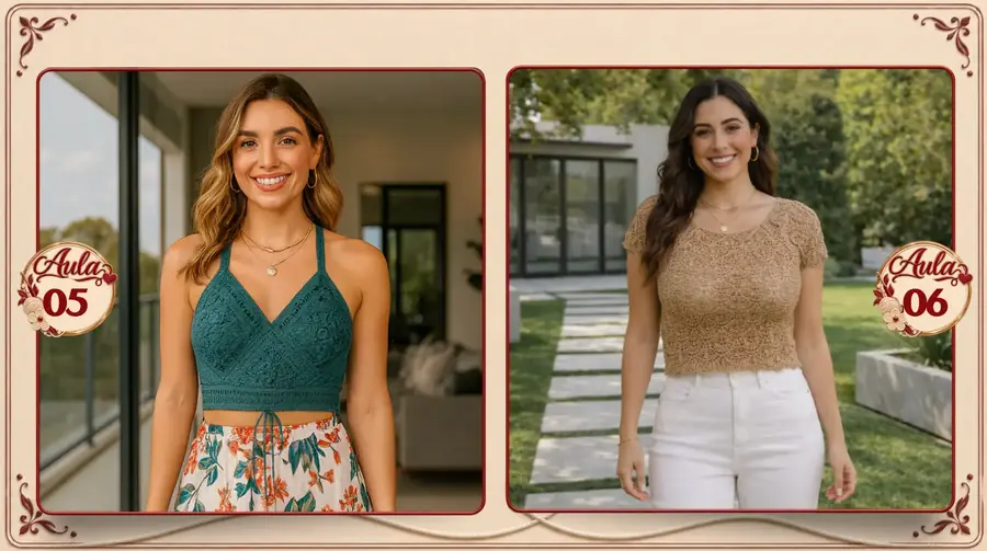 Aulas de roupas de crochê — banner 3